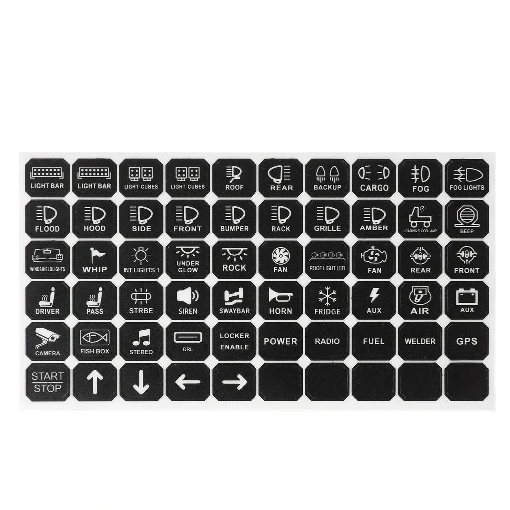 Auxbeam RGB 8 Gang Switch Control Panel with Bluetooth Control - Image 4