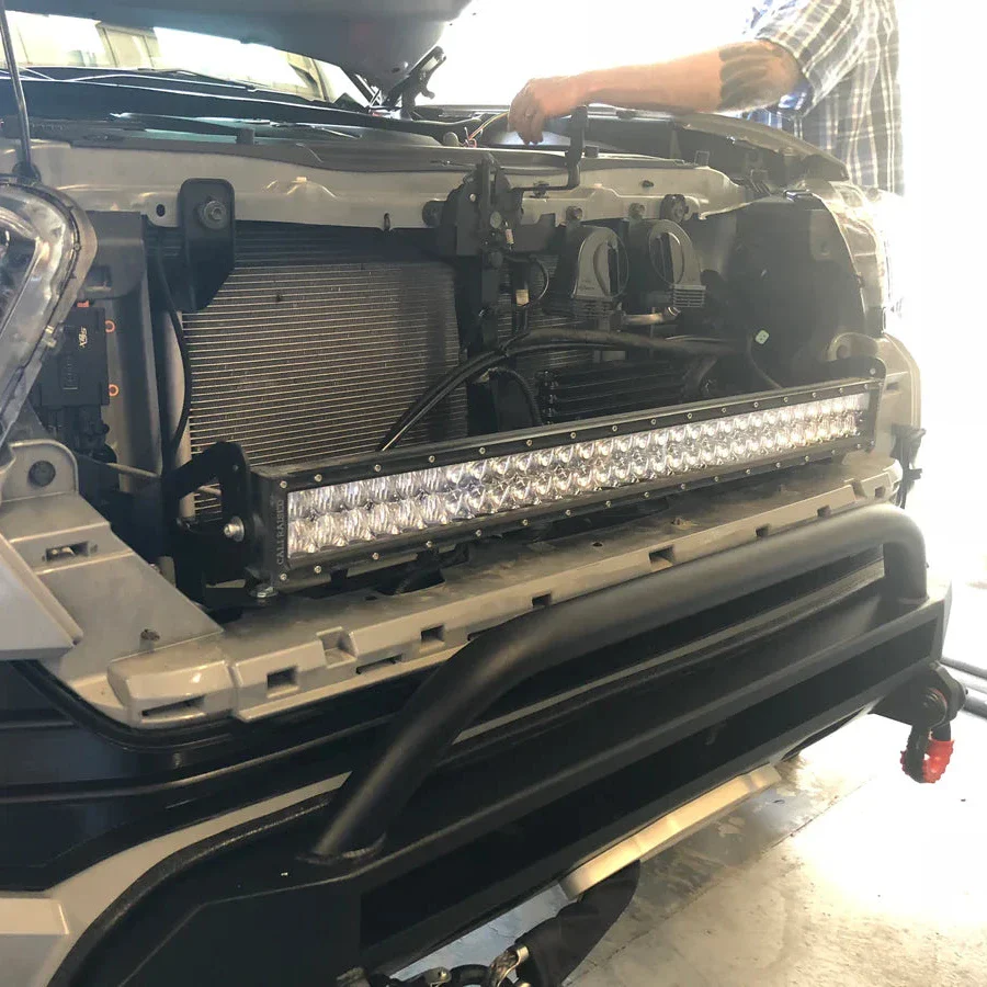 Cali Raised 32" Upper Grille Hidden LED Light Bar Kit for Tacoma (2016-2023) - Image 3