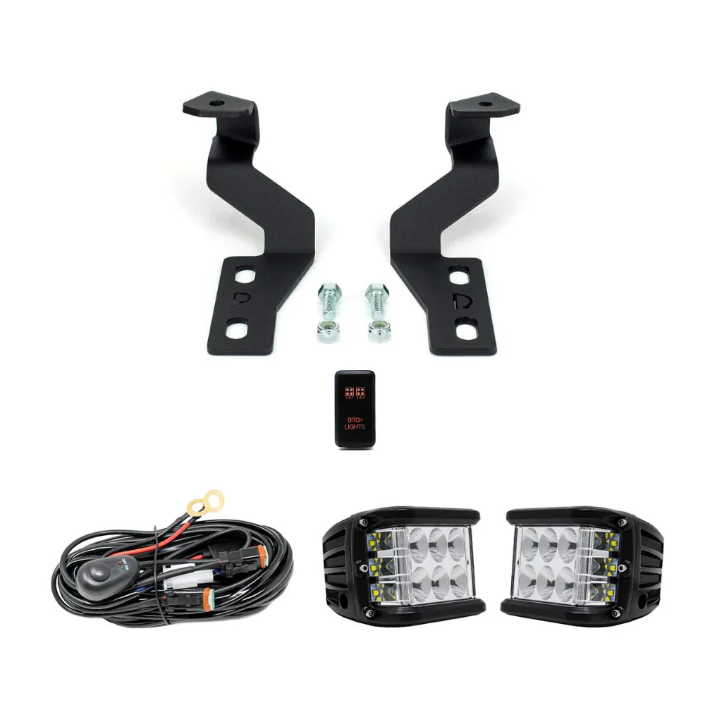 Cali Raised Low Profile Ditch Light Brackets Kit for 4Runner (2003-2009) - Image 13