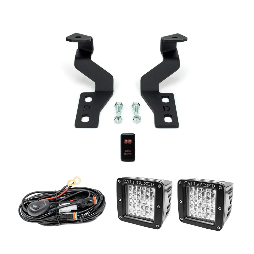 Cali Raised Low Profile Ditch Light Brackets Kit for 4Runner (2003-2009) - Image 9