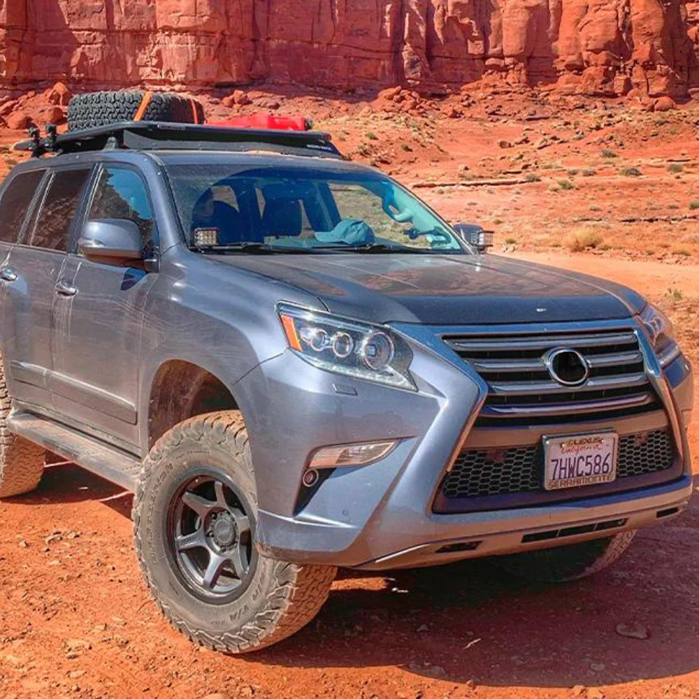 Cali Raised Low Profile Ditch Light Brackets Kit for Lexus GX 460 (2010-2022) - Image 3