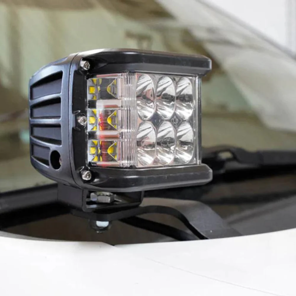 Cali Raised Low Profile Ditch Light Brackets Kit for Lexus GX 460 (2010-2022) - Image 5