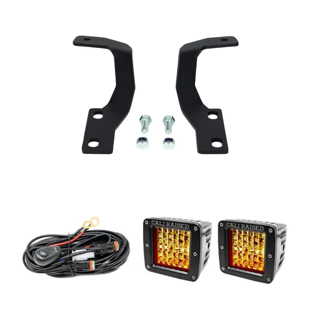 Cali Raised Low Profile LED Ditch Light Brackets Kit for 4Runner (2010-2024) - Image 15