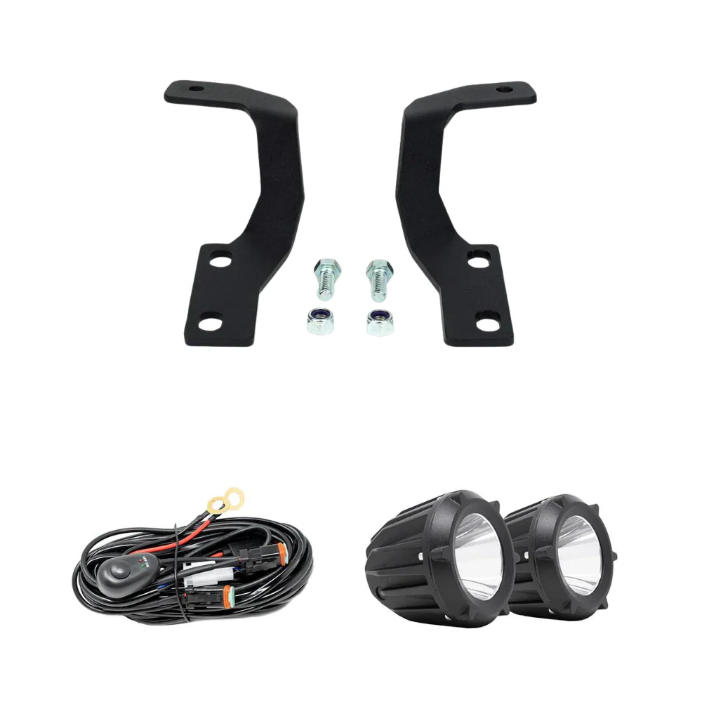 Cali Raised Low Profile LED Ditch Light Brackets Kit for 4Runner (2010-2024) - Image 16