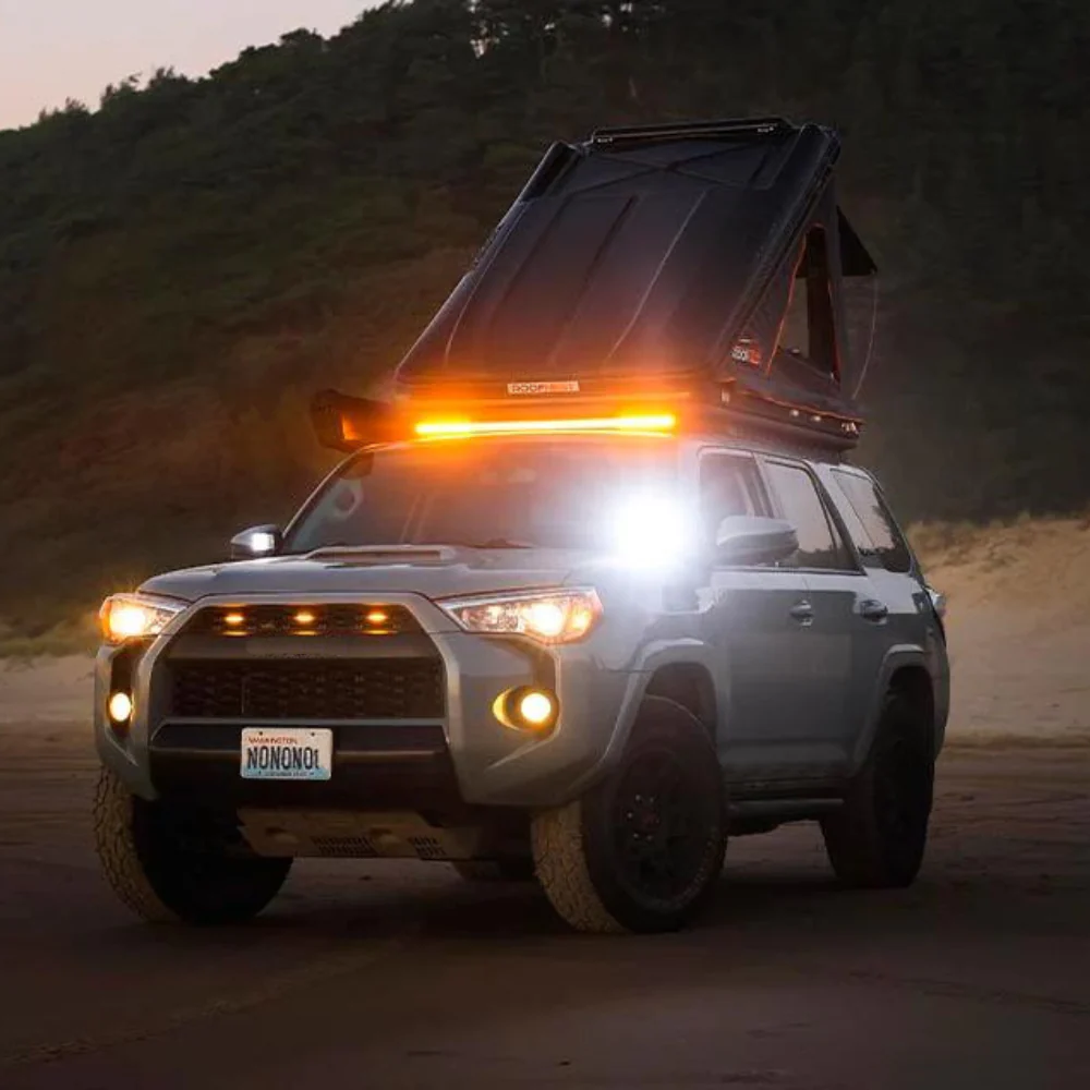 Cali Raised Low Profile LED Ditch Light Brackets Kit for 4Runner (2010-2024) - Image 6