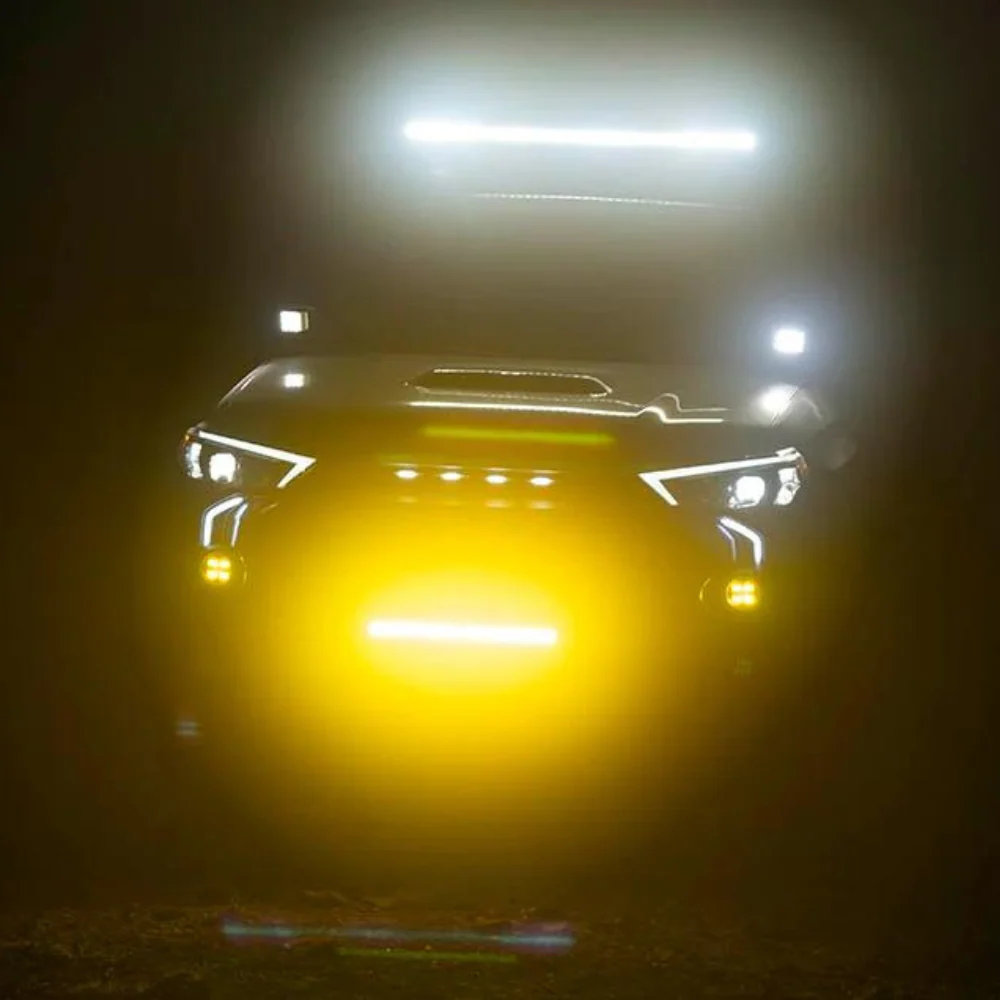 Cali Raised Low Profile LED Ditch Light Brackets Kit for 4Runner (2010-2024) - Image 8