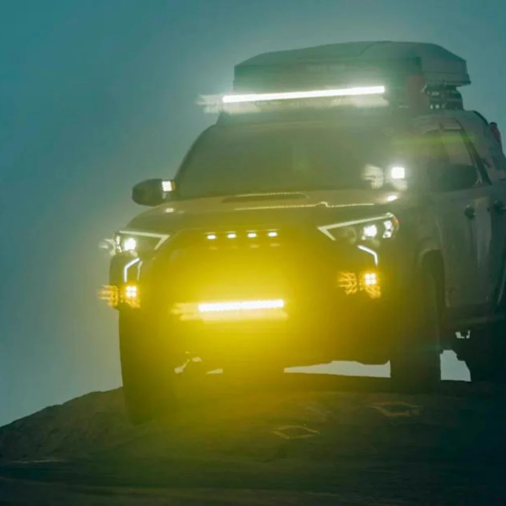 Cali Raised Low Profile LED Ditch Light Brackets Kit for 4Runner (2010-2024) - Image 9