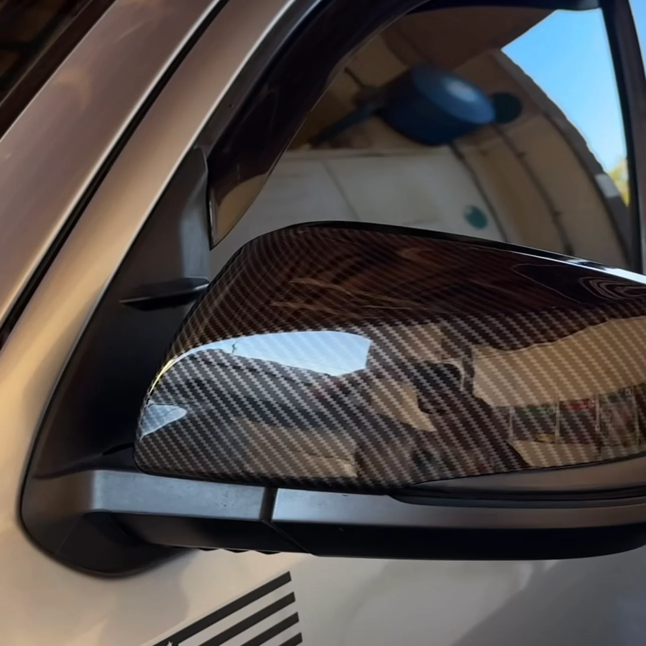 Carbon Fiber Mirror Caps for Tacoma (2016-2023) - Image 4