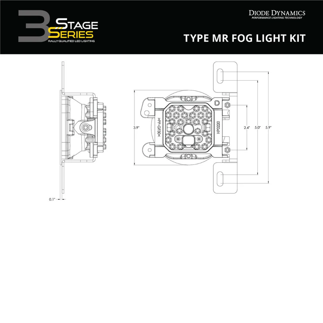 Diode Dynamic SS3 LED Fog Light Kit for Jeep Gladiator (2020-2024) - Image 13