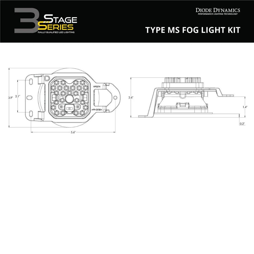 Diode Dynamic SS3 LED Fog Light Kit for Jeep Gladiator (2020-2024) - Image 14