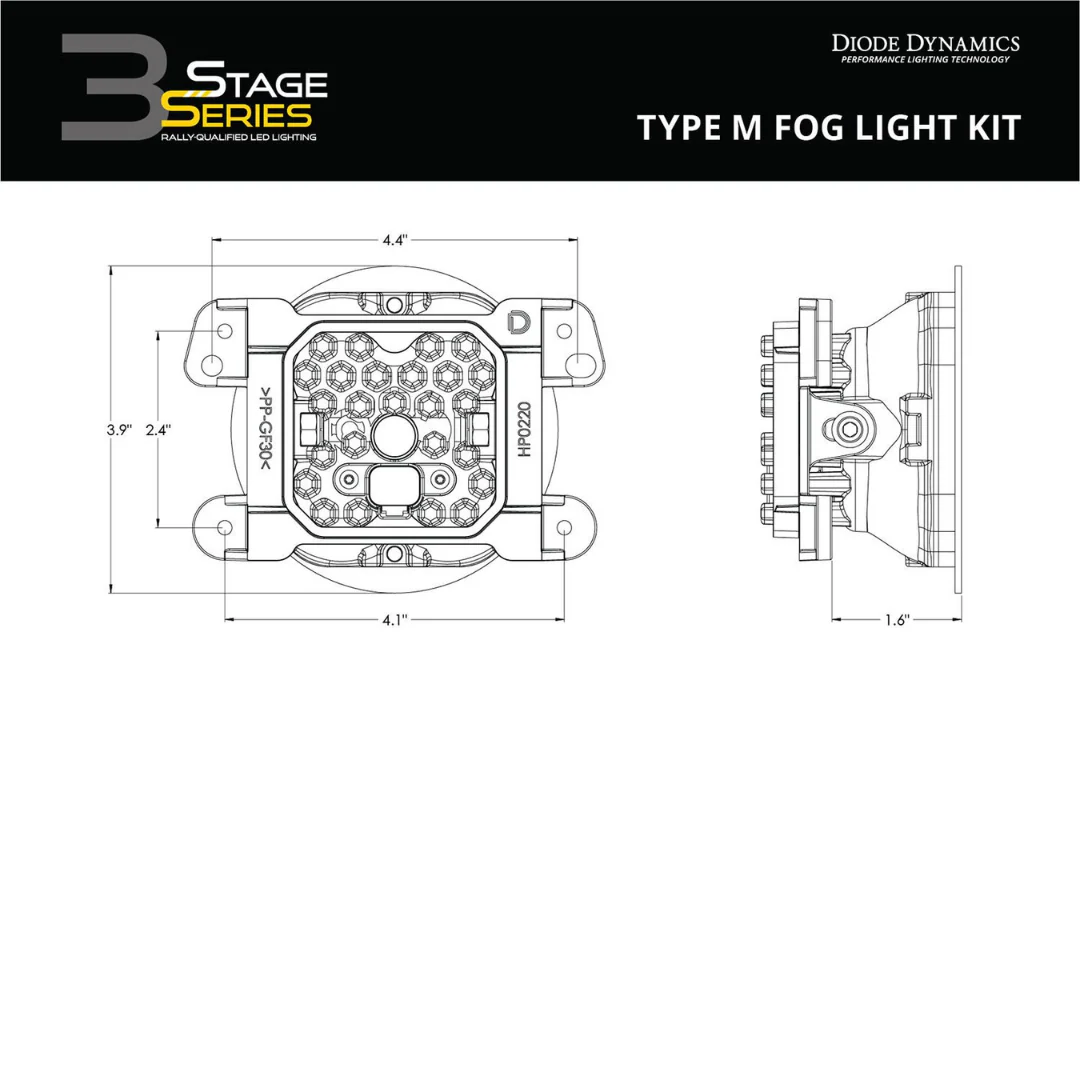 Diode Dynamic SS3 LED Fog Light Kit for Jeep Gladiator (2020-2024) - Image 15