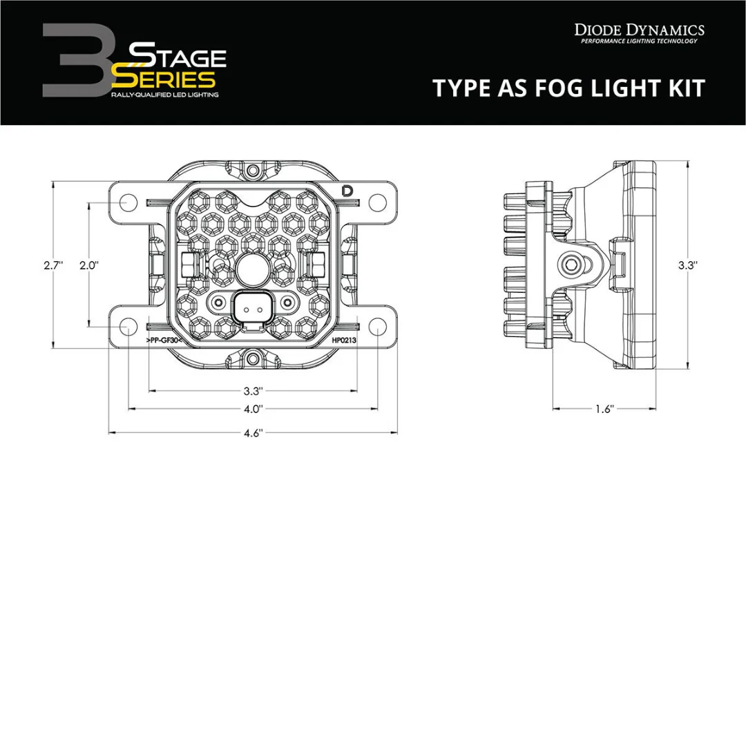 Diode Dynamics SS3 LED Fog Light Kit for Ram 1500 (non-LED) (2019-2024) - Image 8