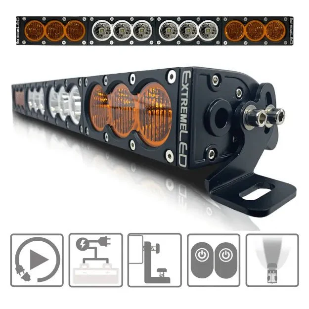 Extreme LED X6 Series Amber and White LED Light Bars (All Sizes) - Image 10