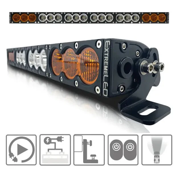 Extreme LED X6 Series Amber and White LED Light Bars (All Sizes) - Image 12
