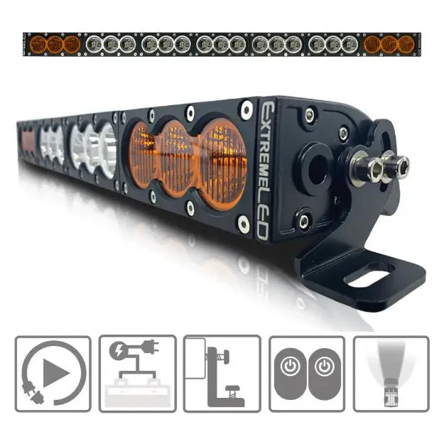 Extreme LED X6 Series Amber and White LED Light Bars (All Sizes) - Image 13