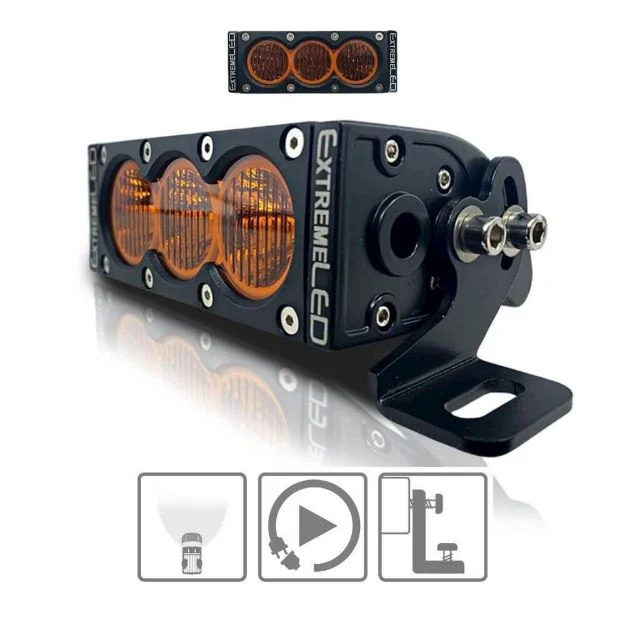 Extreme LED X6 Series Amber and White LED Light Bars (All Sizes) - Image 7
