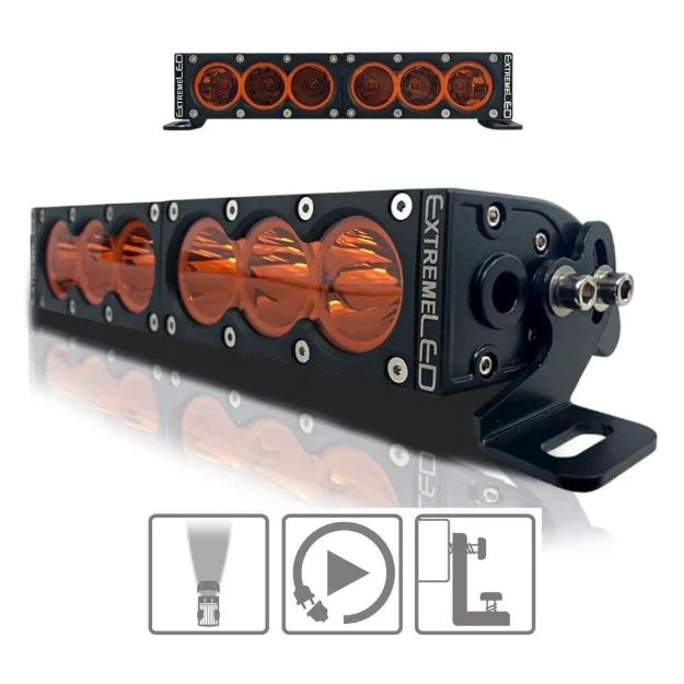Extreme LED X6 Series Amber and White LED Light Bars (All Sizes) - Image 9