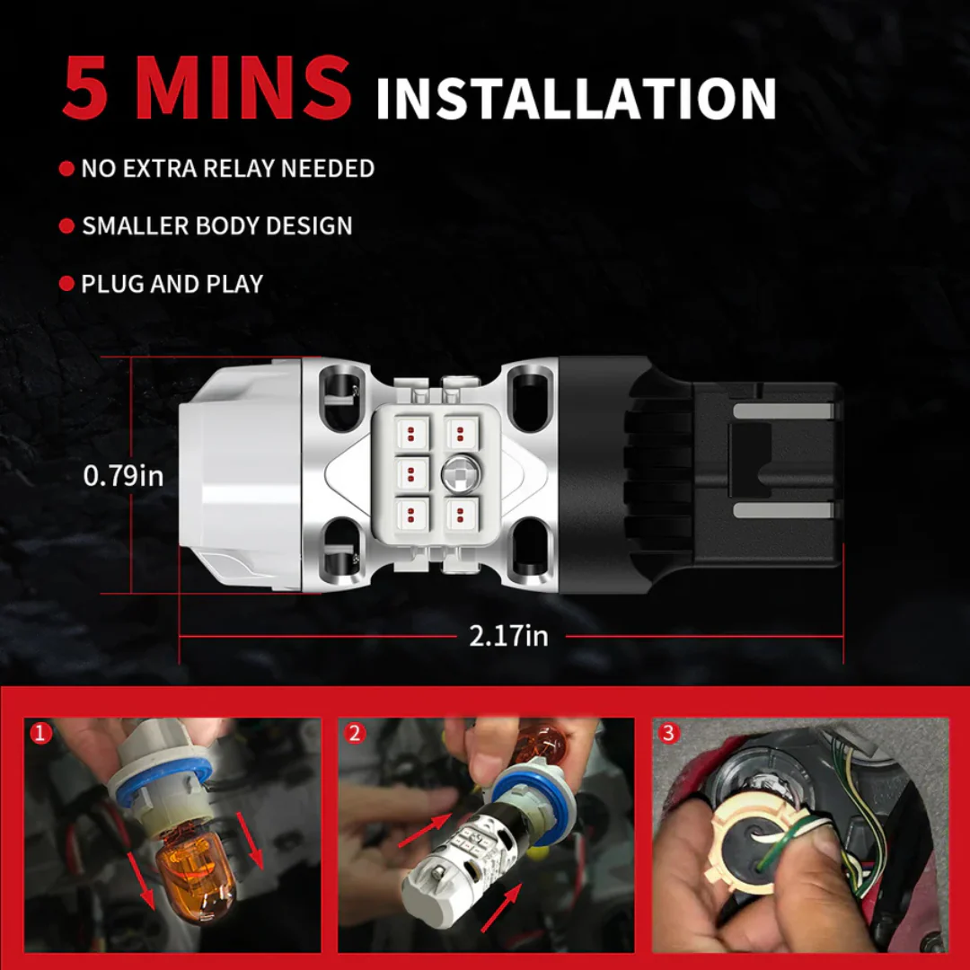 Lasfit LED Exterior Bulbs for Jeep Gladiator (2020-2024) - Image 24