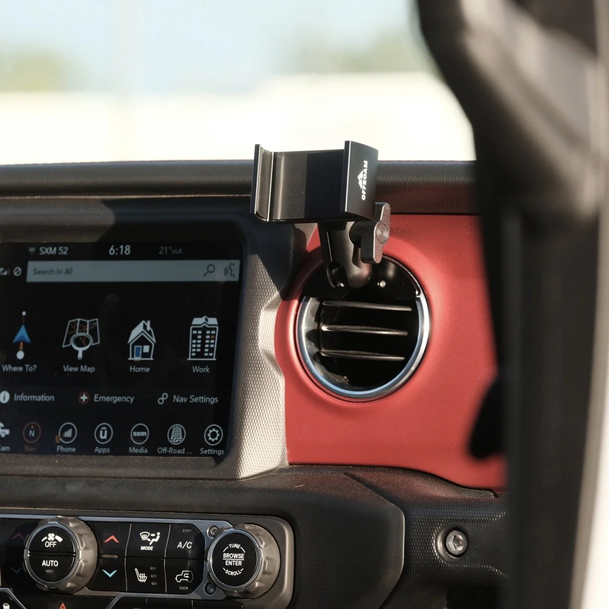 Offroam Phone Mount Kit for Jeep Wrangler & Gladiator - Image 5