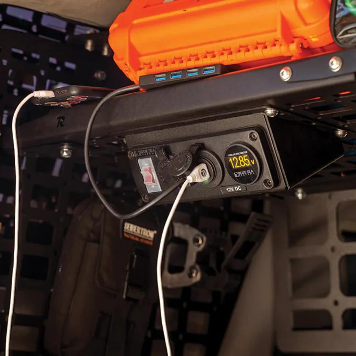 Rago Fabrication Blue Sea Systems 12v Accessory Panel Mount For 4Runner (2010-2023) - Image 8