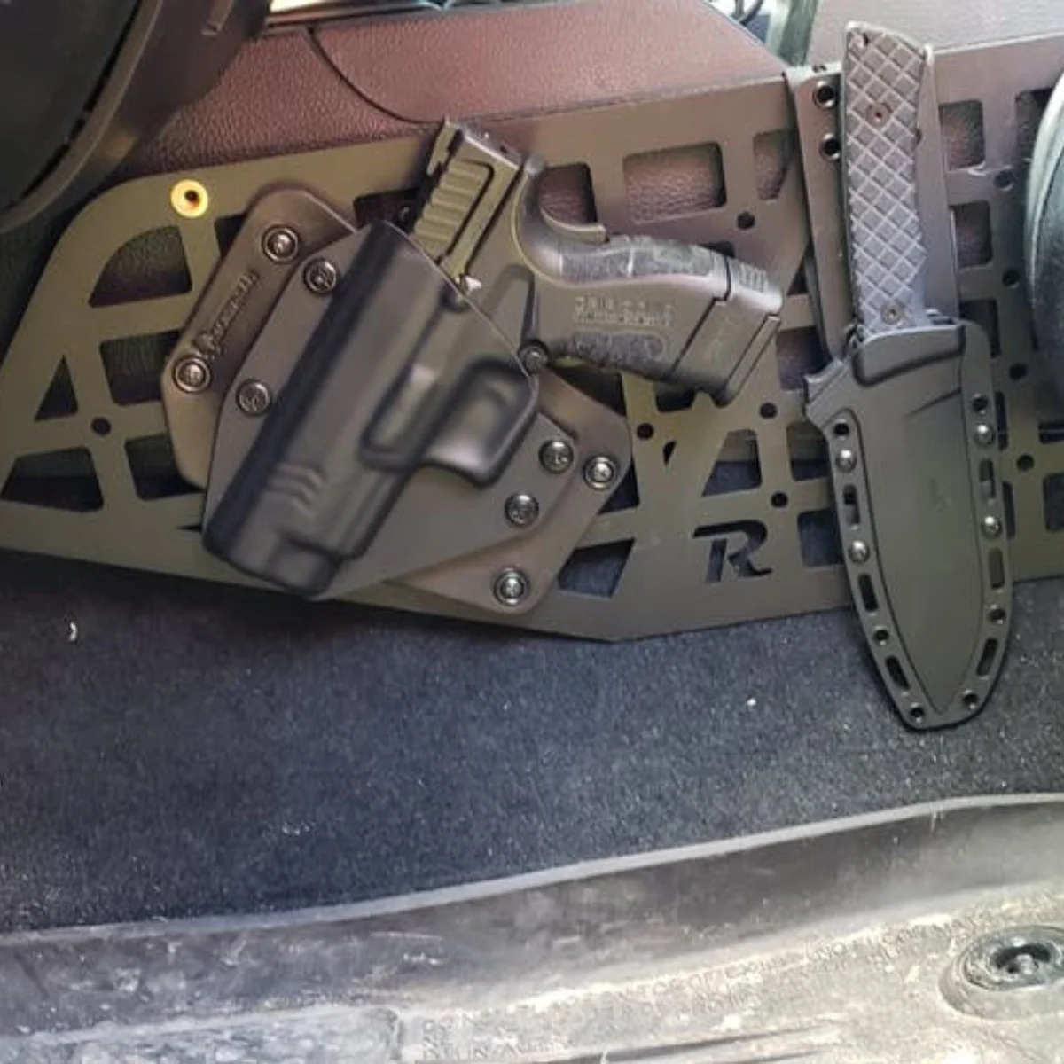 Rago Fabrication Center Console Molle Storage Panel Organizers for Tundra (2014-2021) - Image 3