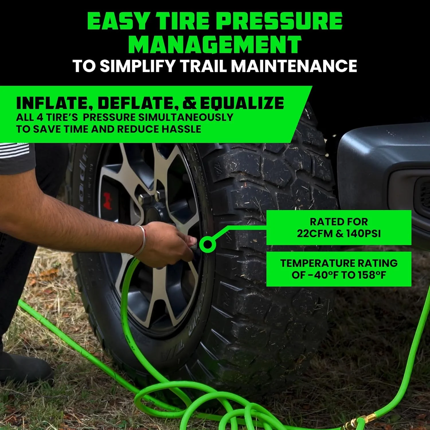 Rhino USA 4-Wheel Tire Inflation/Deflation System - Image 4