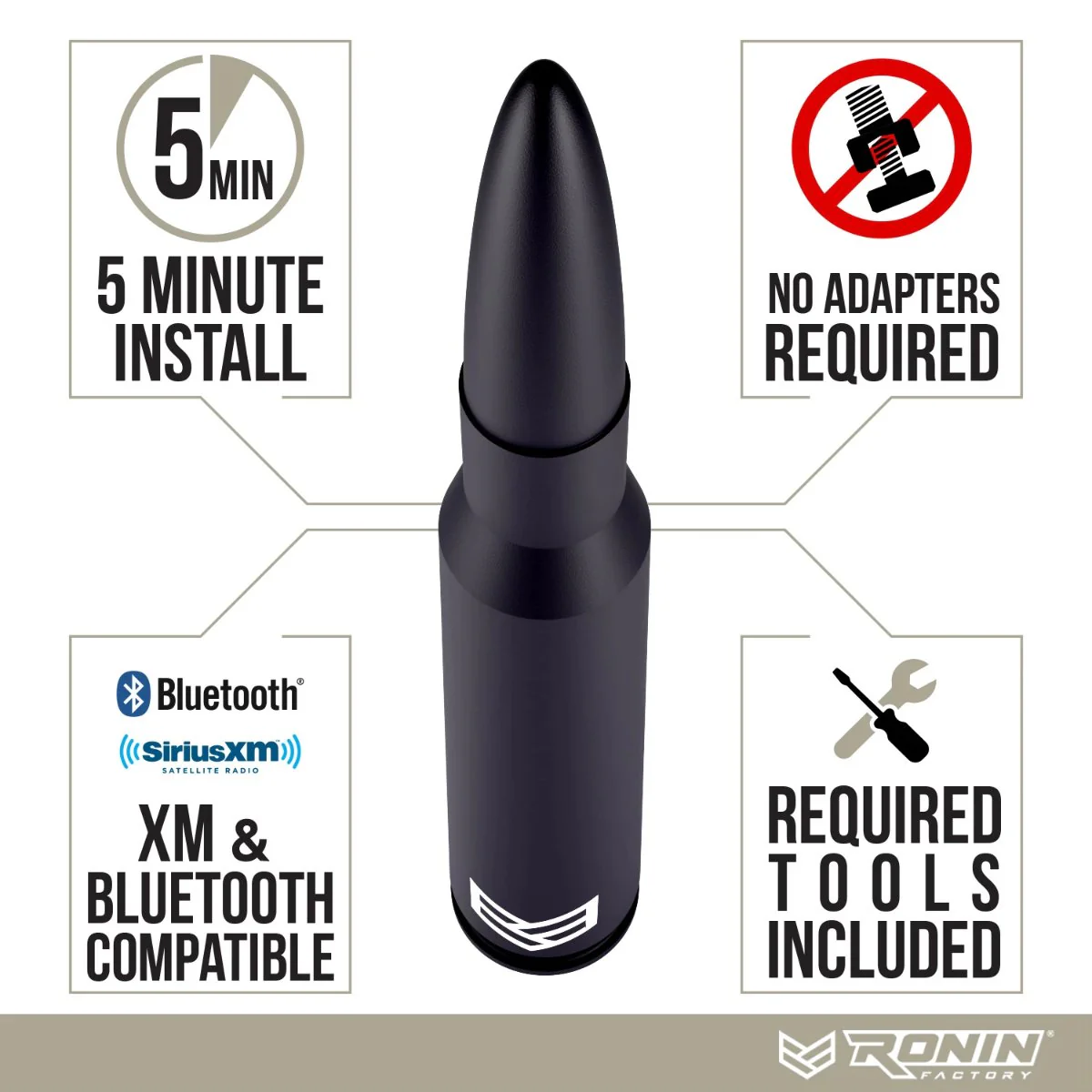 Ronin Toyota Tufflock™ Bullet Antenna - Image 8