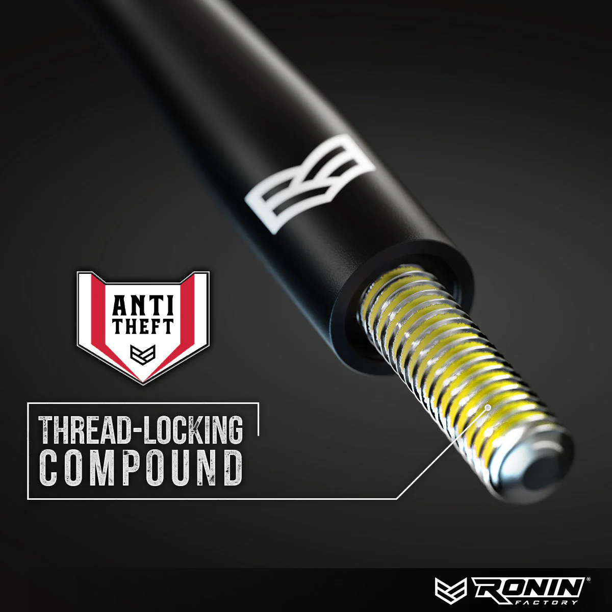 Ronin Tufflock™ Short Antenna (4 Inch) for 4Runner, Fj Cruiser, Tundra - Image 4