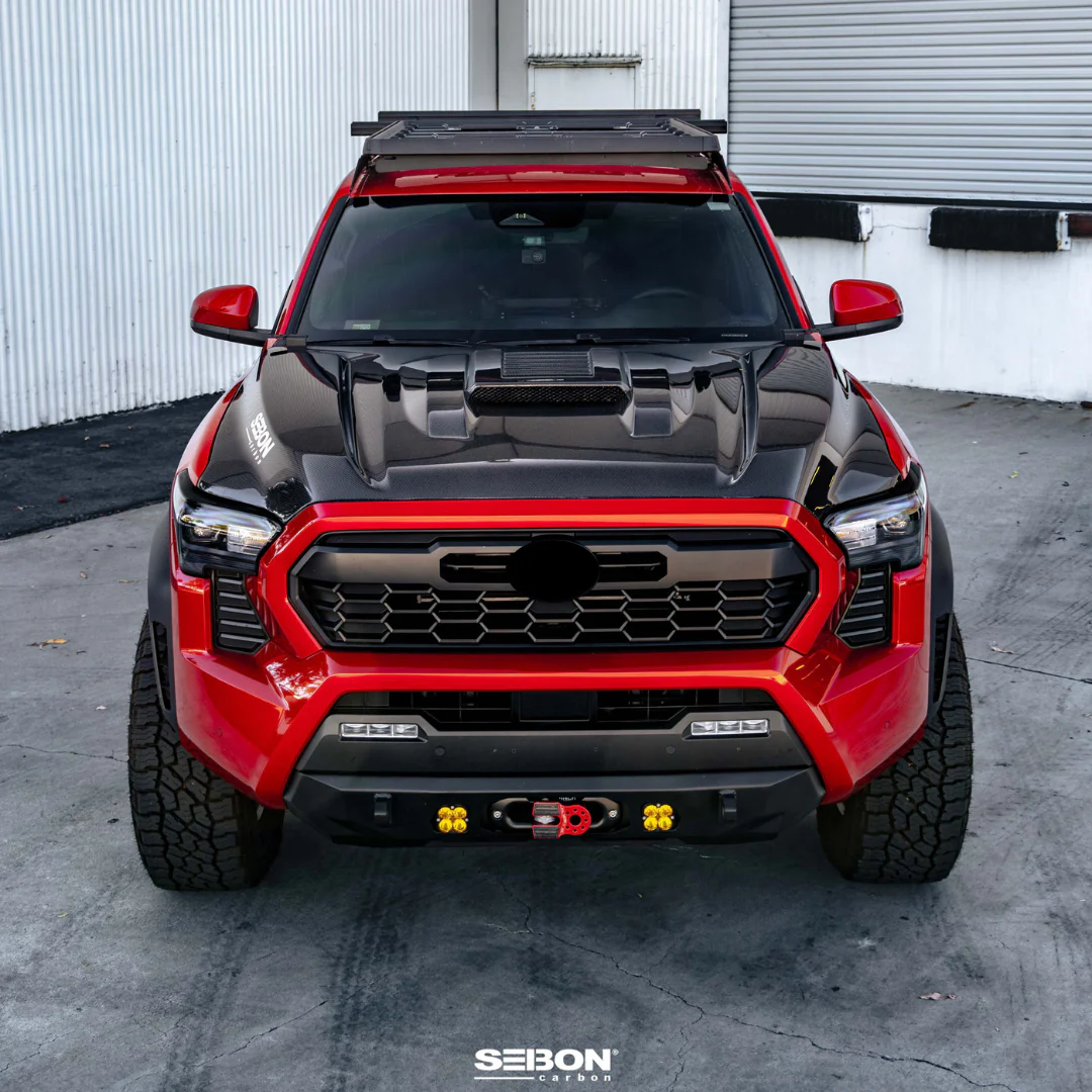 Seibon Carbon Fiber TR-Style Hood for Tacoma (2024+)/4Runner (2025+) - Image 11
