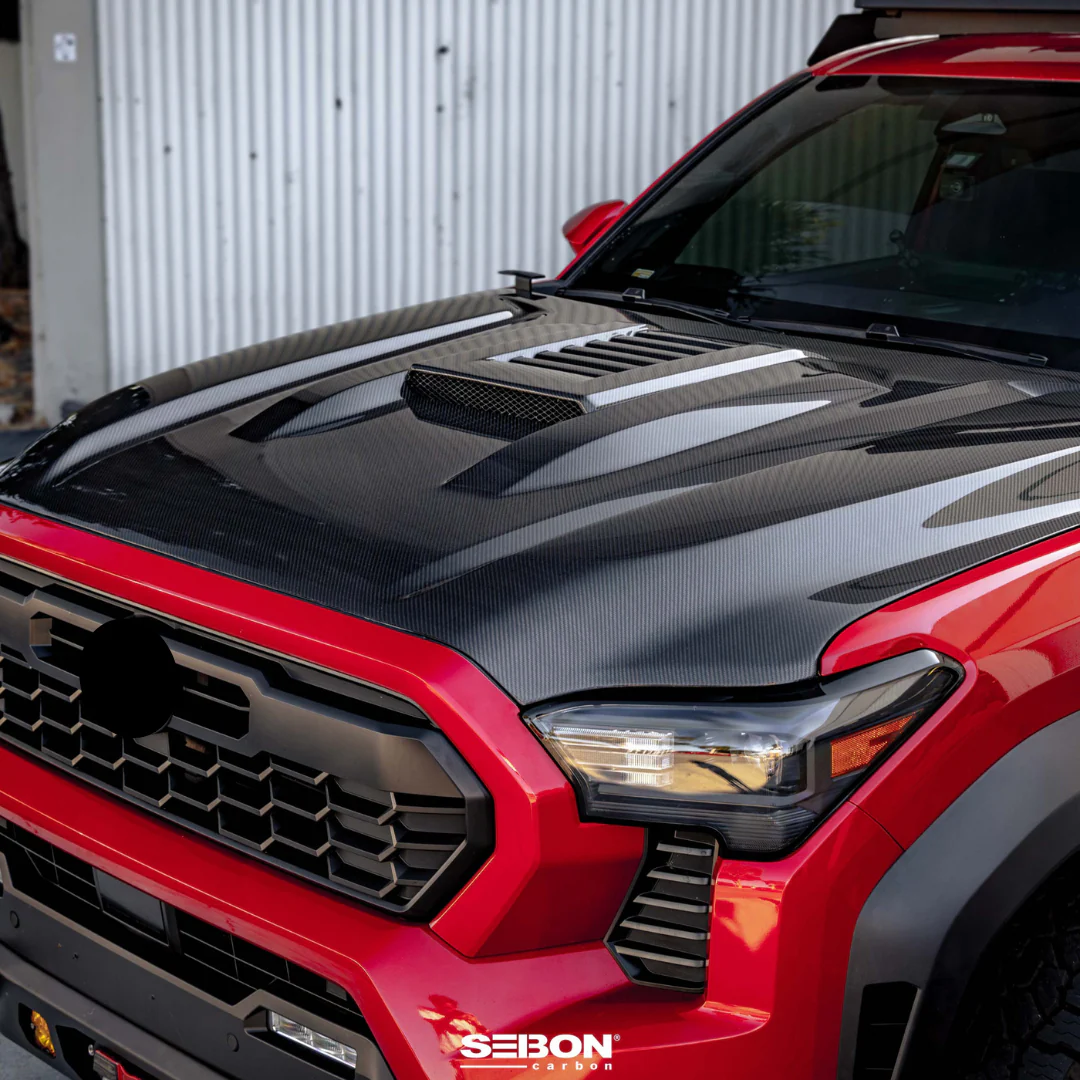 Seibon Carbon Fiber TR-Style Hood for Tacoma (2024+)/4Runner (2025+) - Image 12
