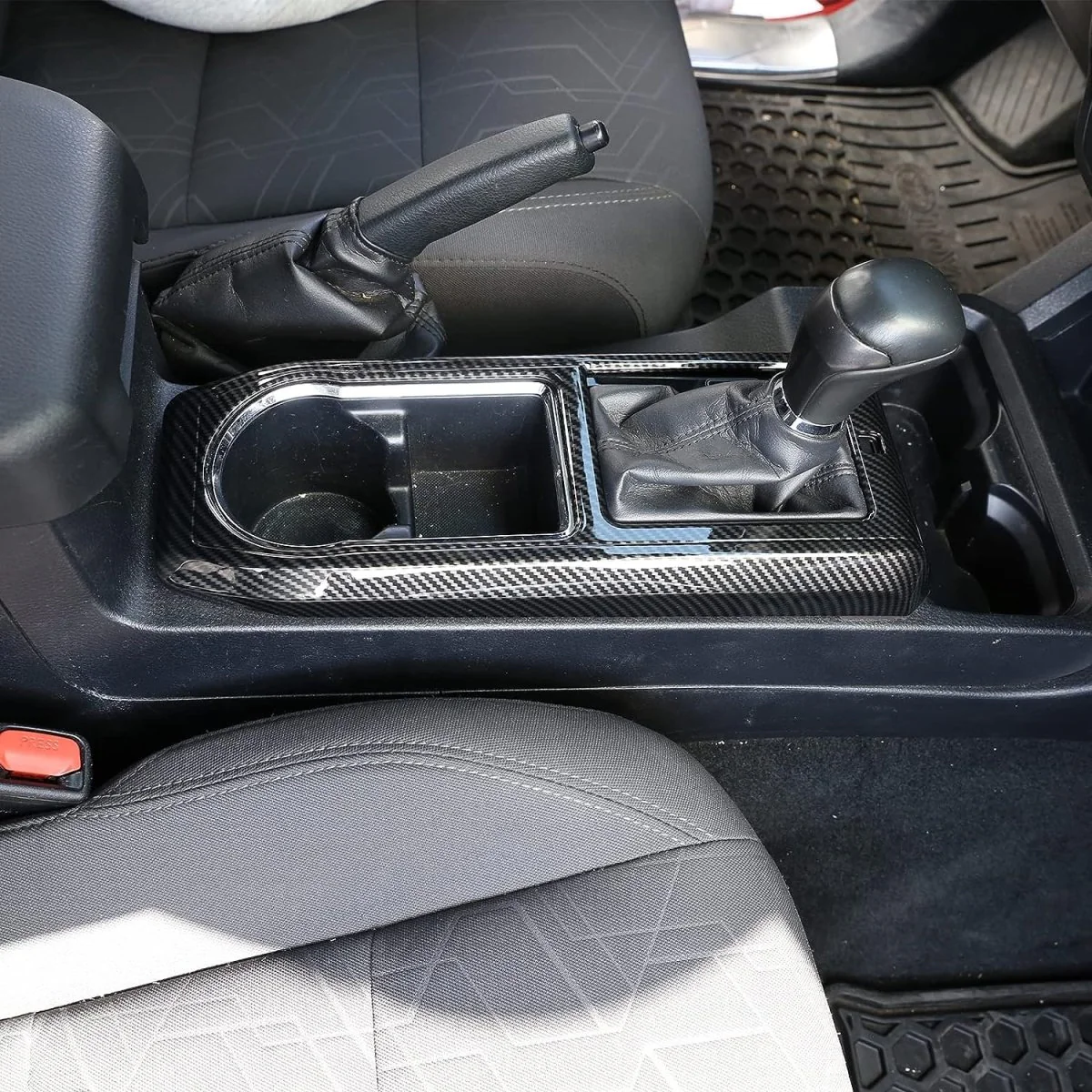 Shifter and Cup Holder Trim Cover for 2016-2023 Tacoma - Image 10