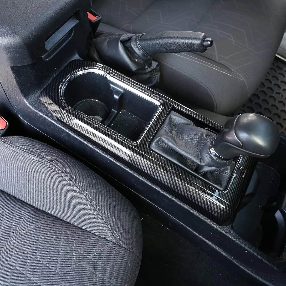 Shifter and Cup Holder Trim Cover for 2016-2023 Tacoma - Image 11