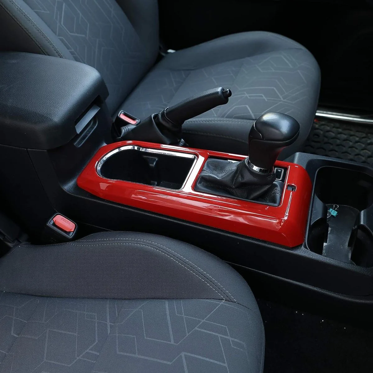 Shifter and Cup Holder Trim Cover for 2016-2023 Tacoma - Image 14