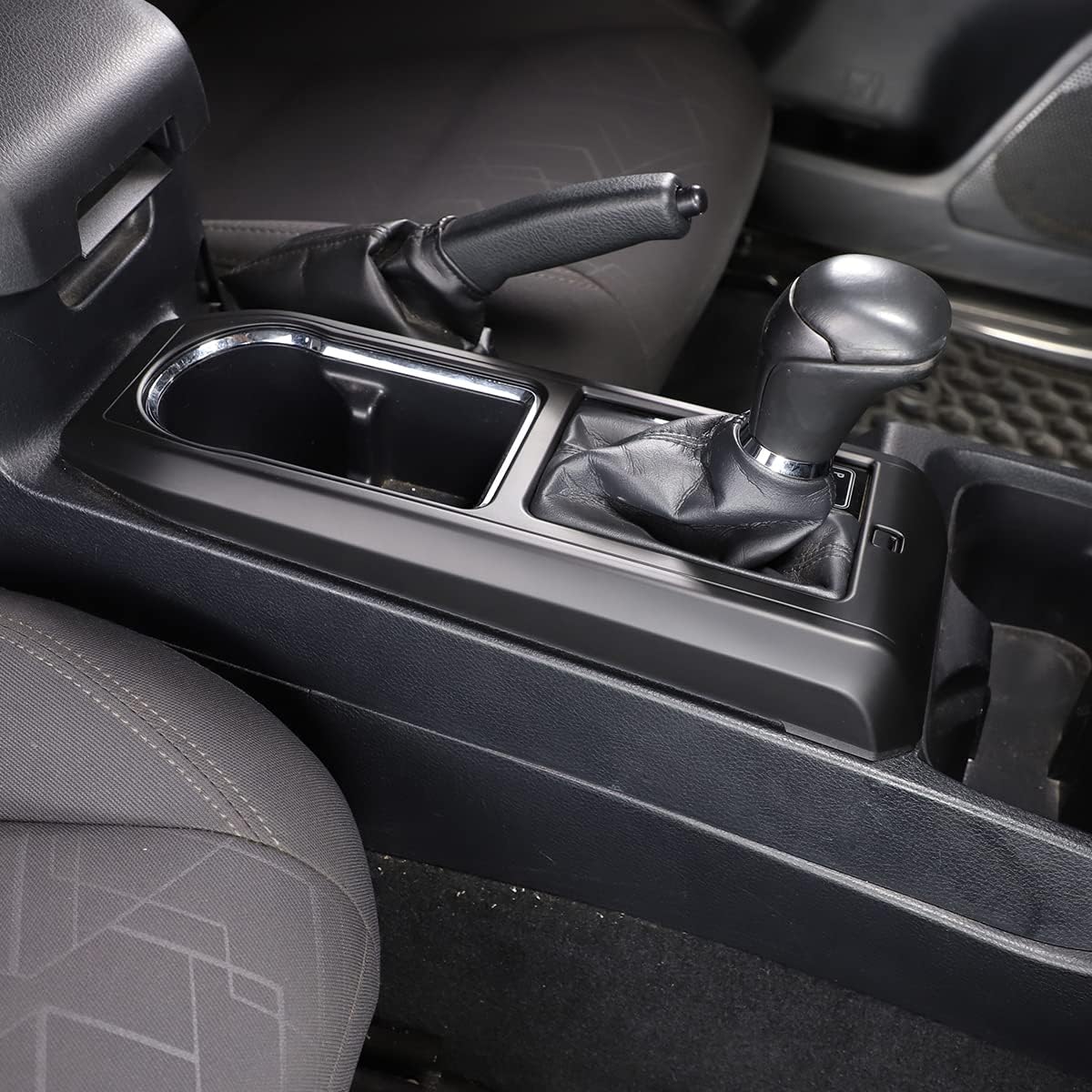 Shifter and Cup Holder Trim Cover for 2016-2023 Tacoma - Image 8