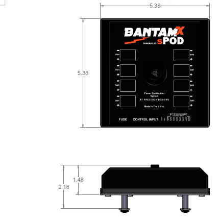 sPOD BantamX Touchscreen Wireless Switch Panel - Image 10