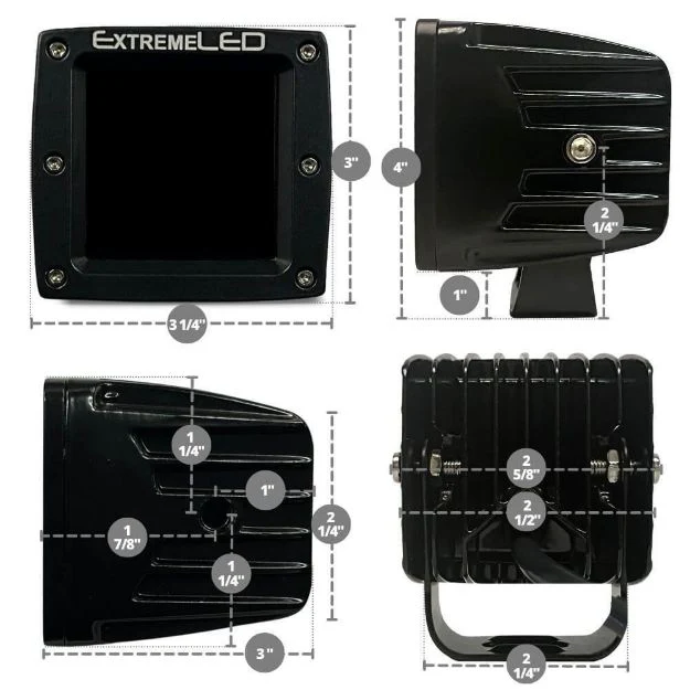 Stealth Spot and Flood Extreme Series 3" Light Pod (All Options) - Image 5