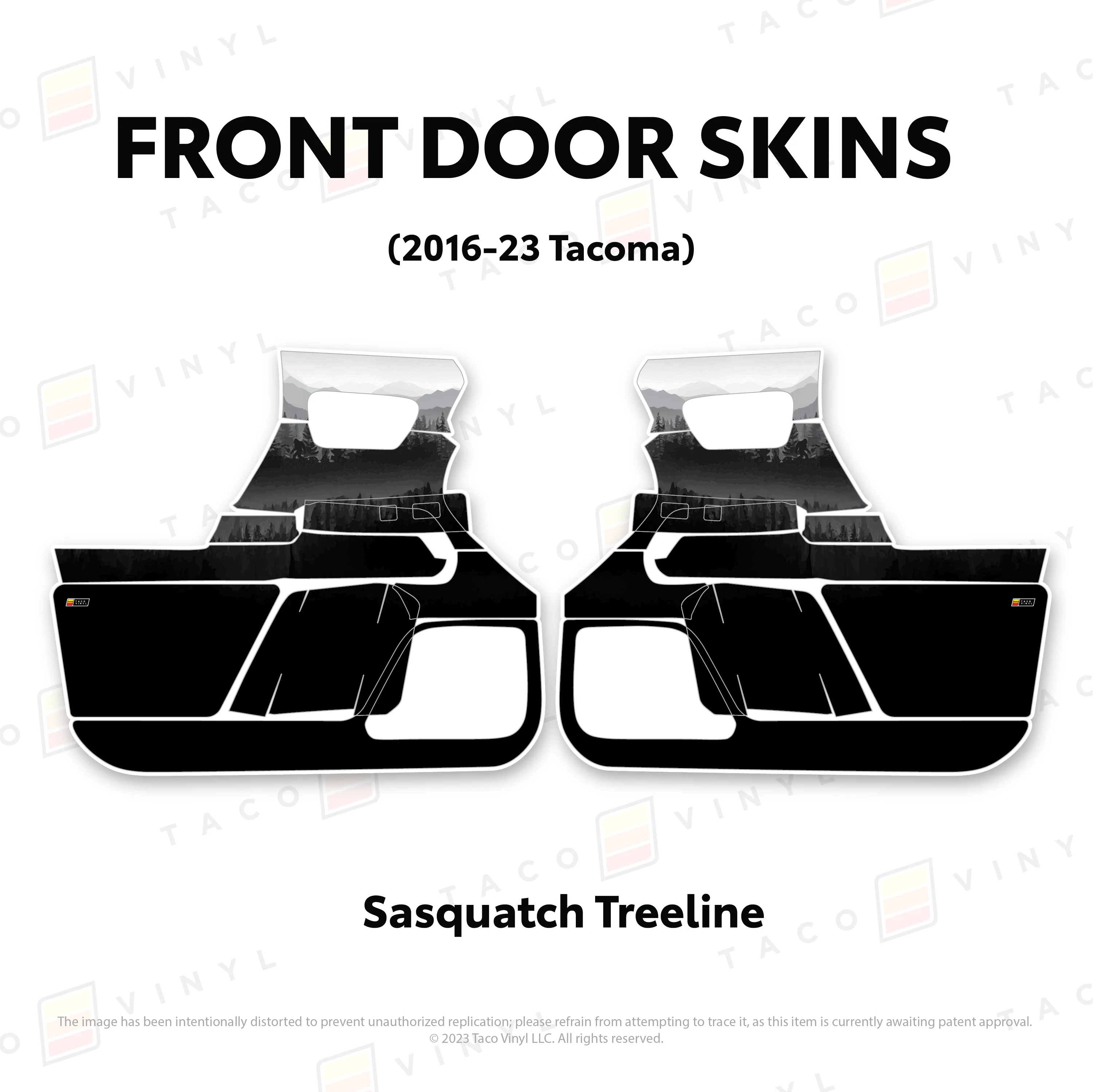Taco Vinyl Door Skins for Tacoma (2016-2023) - Image 19