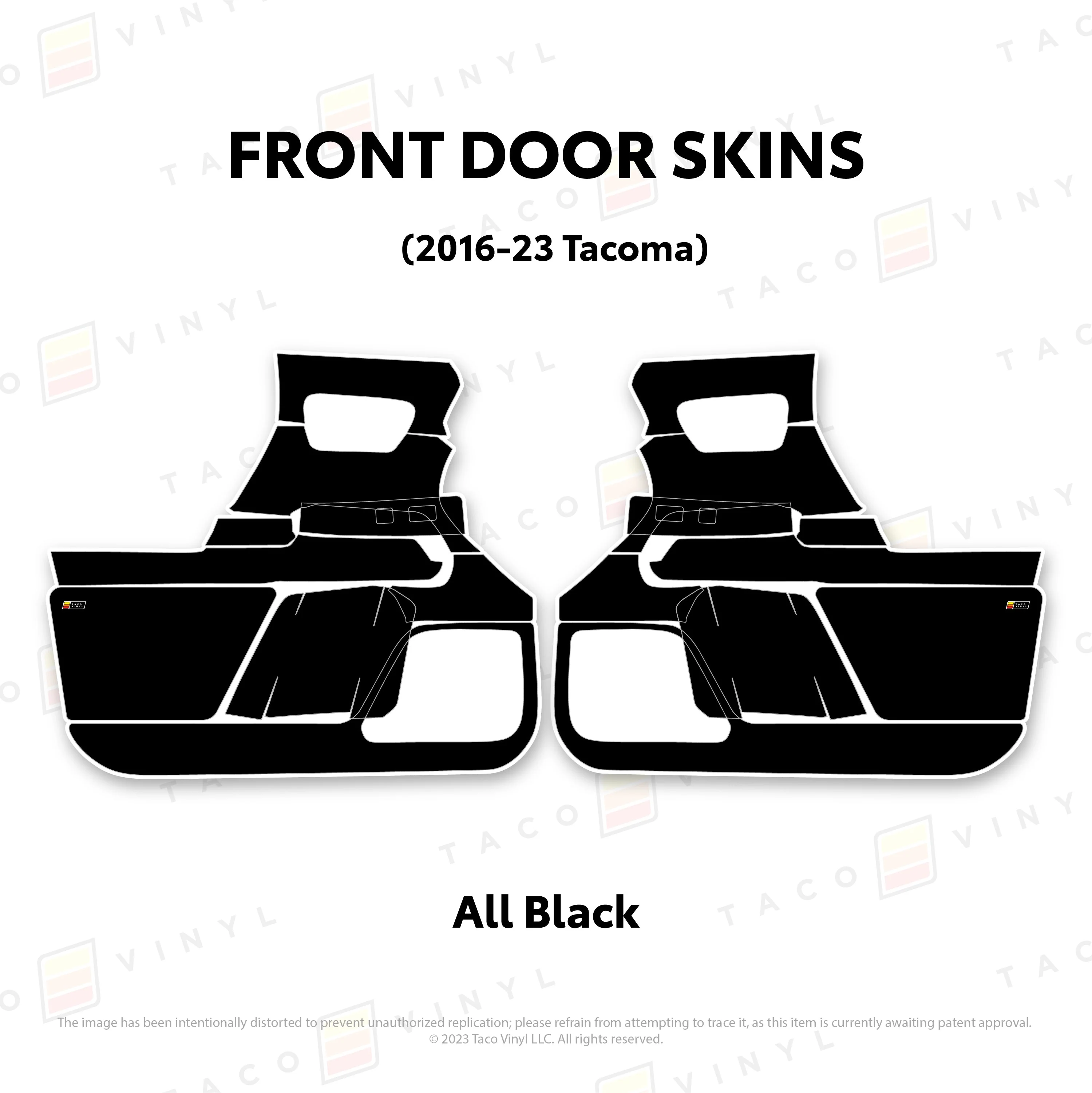 Taco Vinyl Door Skins for Tacoma (2016-2023) - Image 31
