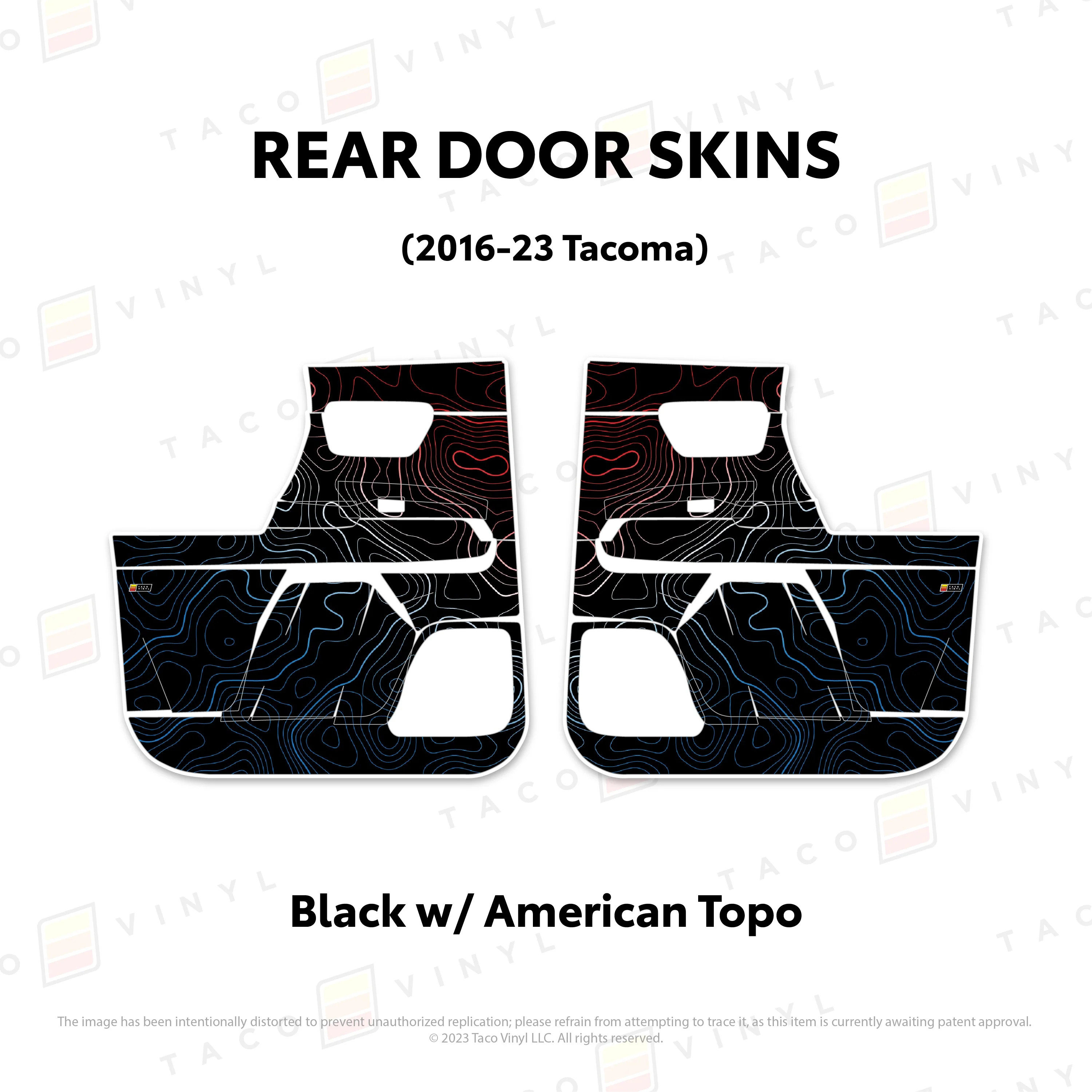 Taco Vinyl Door Skins for Tacoma (2016-2023) - Image 50