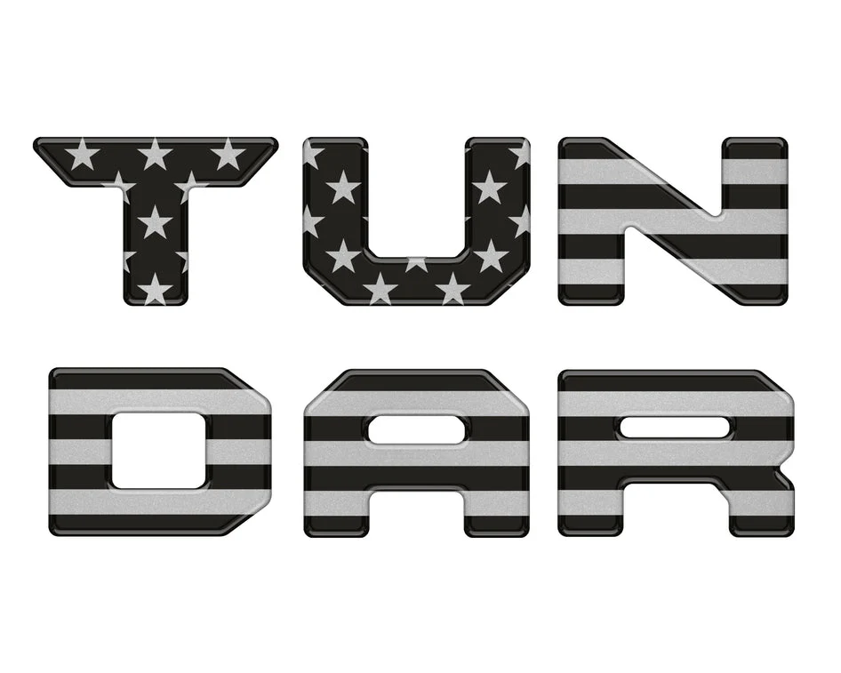 Tufskinz Bed Rail Letter Overlay for Tundra (2022-2026) - Image 11