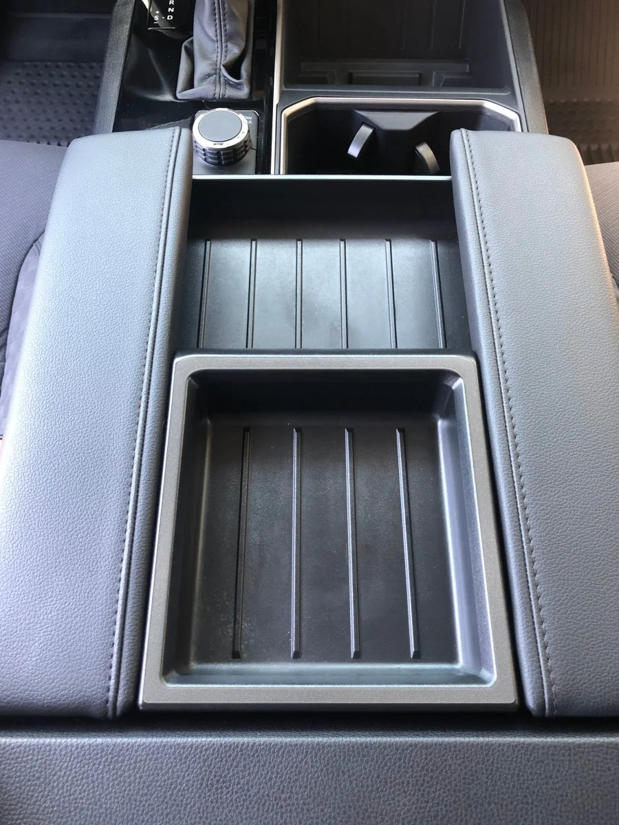 Tufskinz Center Console Compartment Accent Trim Overlay for Tundra (2022-2026) - Image 3