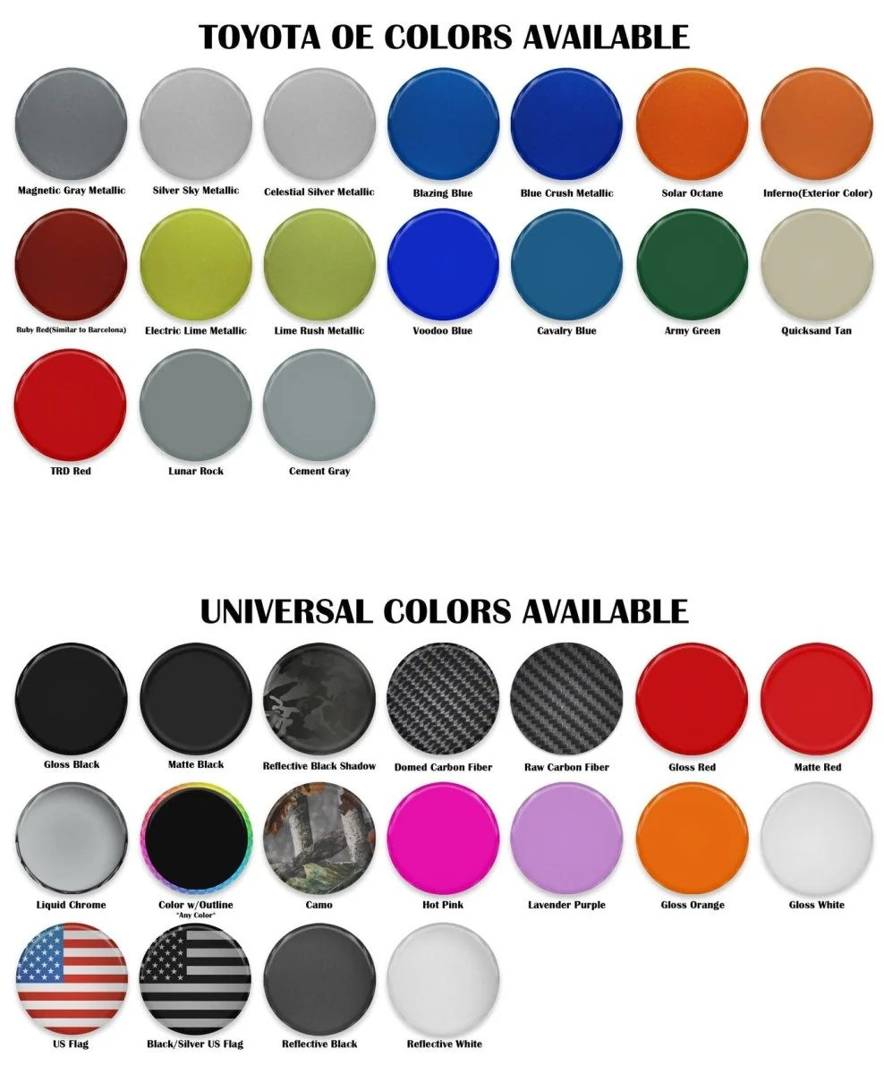 Tufskinz Center Console Cup Holder Divider Overlays (2016-2023  Tacoma) - Image 4