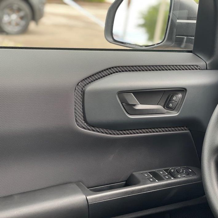 Tufskinz Interior Door Accent Trim Overlay for Ford Bronco Sport (2021-2024) - Image 3