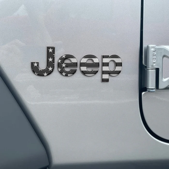 Tufskinz "Jeep" Driver/Passenger Overlays for Wrangler JL (2018-2024) - Image 3