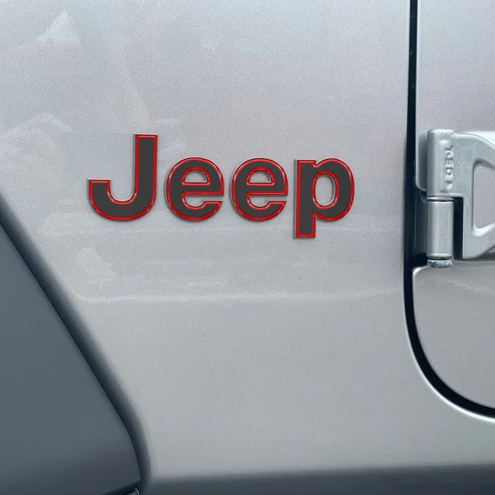 Tufskinz "Jeep" Driver/Passenger Overlays for Wrangler JL (2018-2024) - Image 4