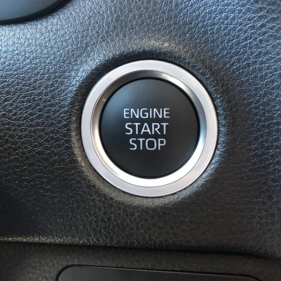 Tufskinz Push to Start Button Accent Trim Overlay for Tundra (2022-2026) - Image 10