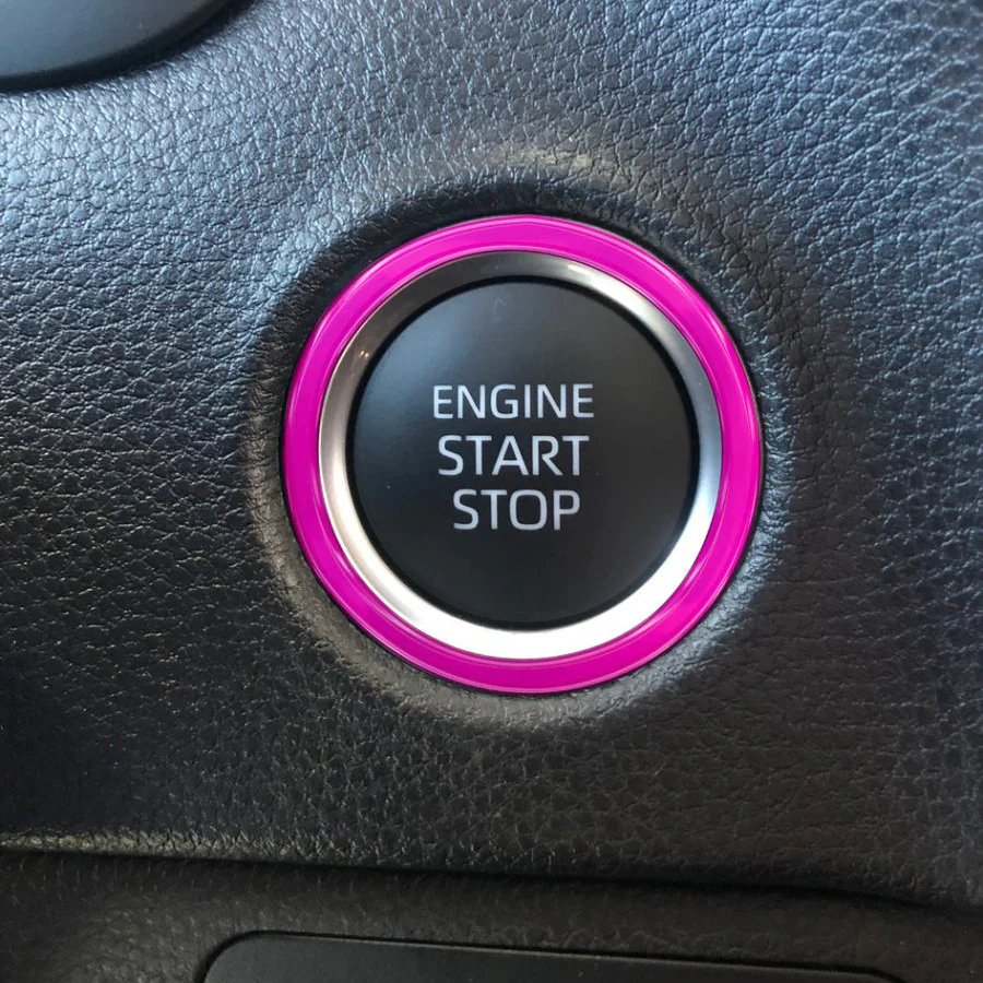 Tufskinz Push to Start Button Accent Trim Overlay for Tundra (2022-2026) - Image 11