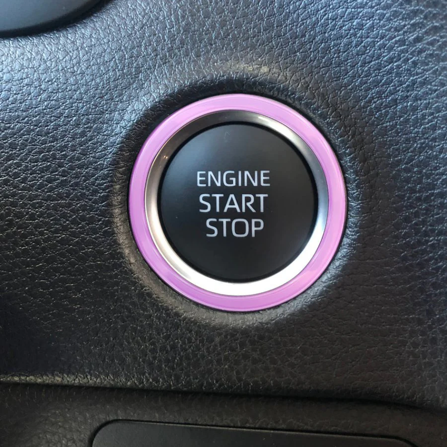 Tufskinz Push to Start Button Accent Trim Overlay for Tundra (2022-2026) - Image 12