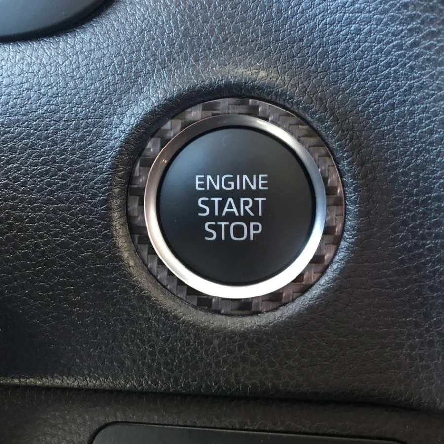 Tufskinz Push to Start Button Accent Trim Overlay for Tundra (2022-2026) - Image 3