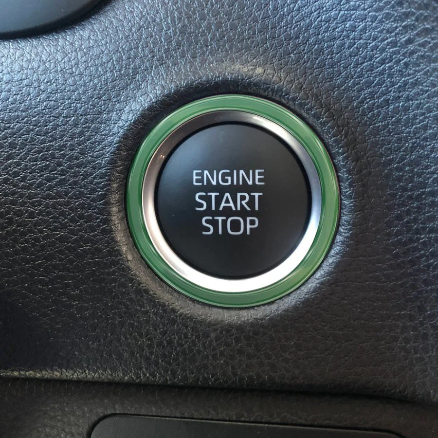 Tufskinz Push to Start Button Accent Trim Overlay for Tundra (2022-2026) - Image 4